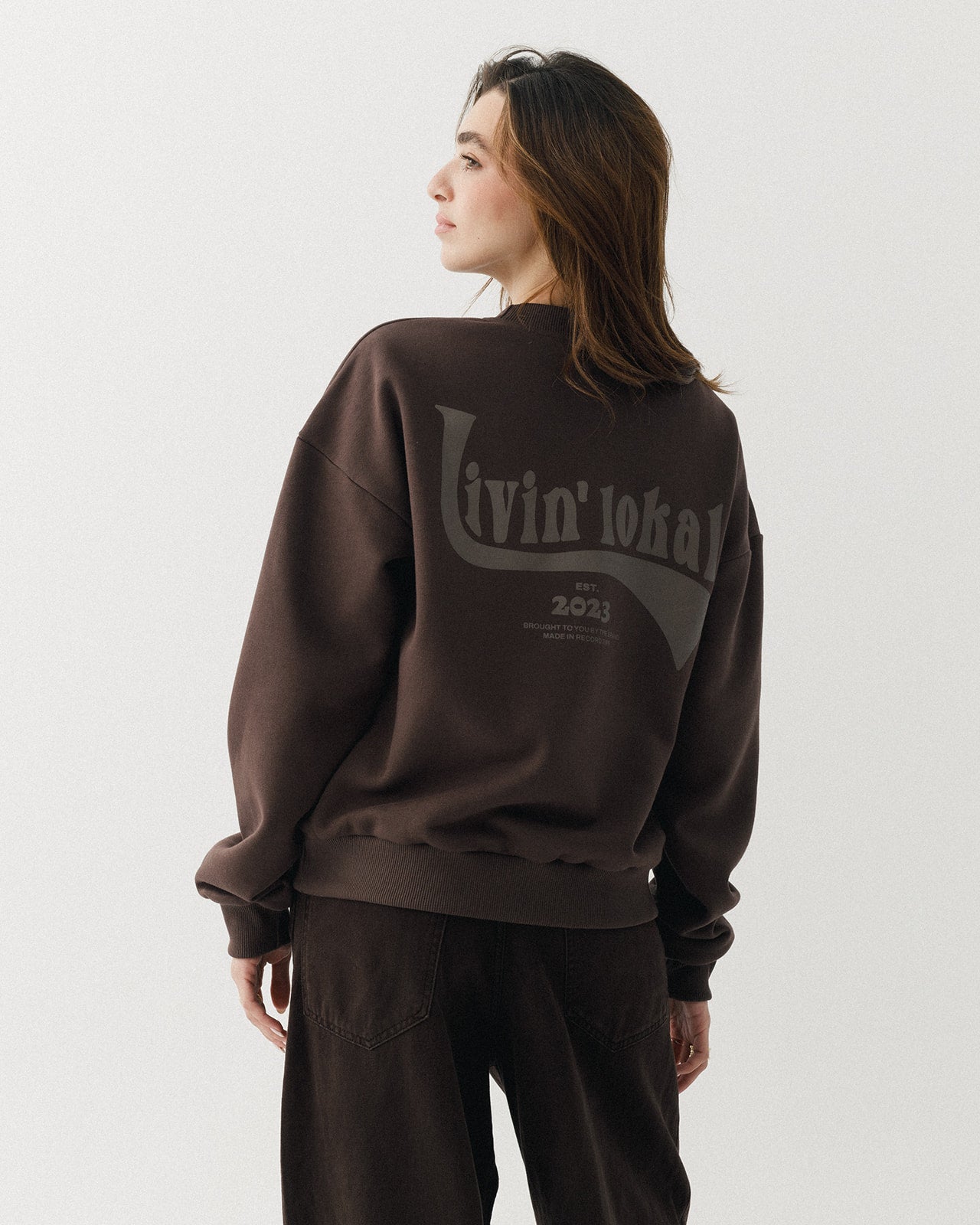 Livin' Lokal Crewneck (Cocoa Brown)