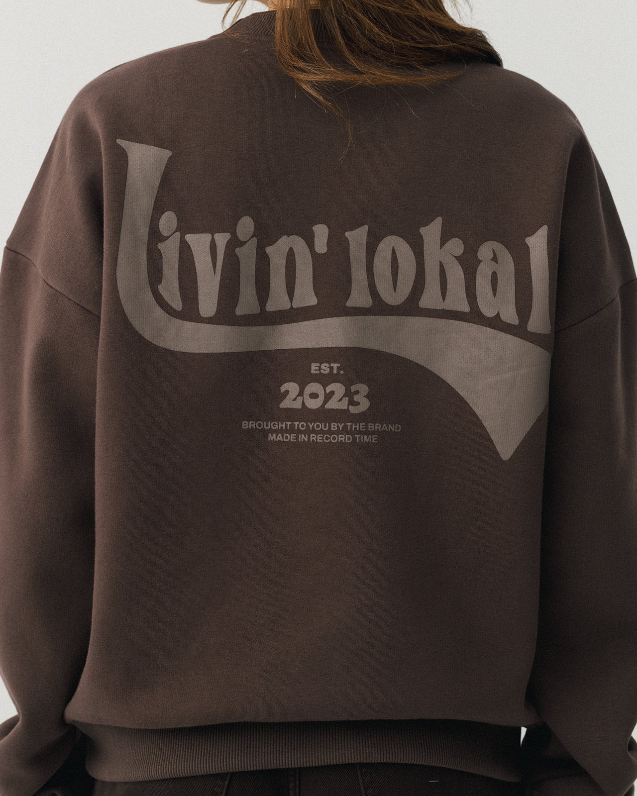 Livin' Lokal Crewneck (Cocoa Brown)