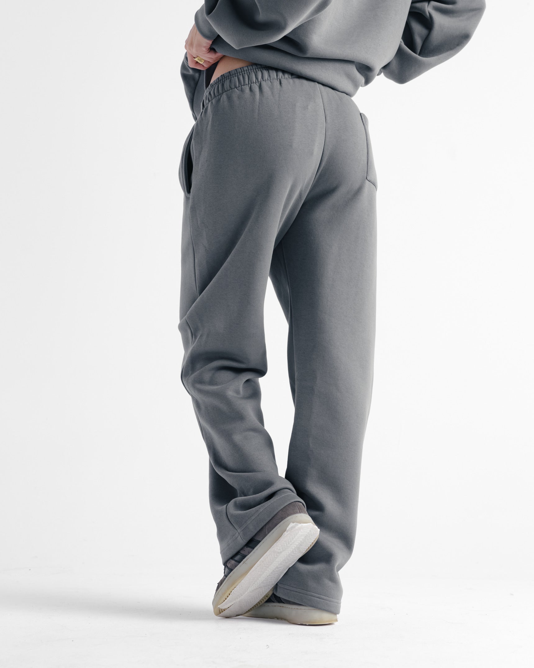 Chrome Hearts Wide Leg Sweatpants (Cosmic Grey)