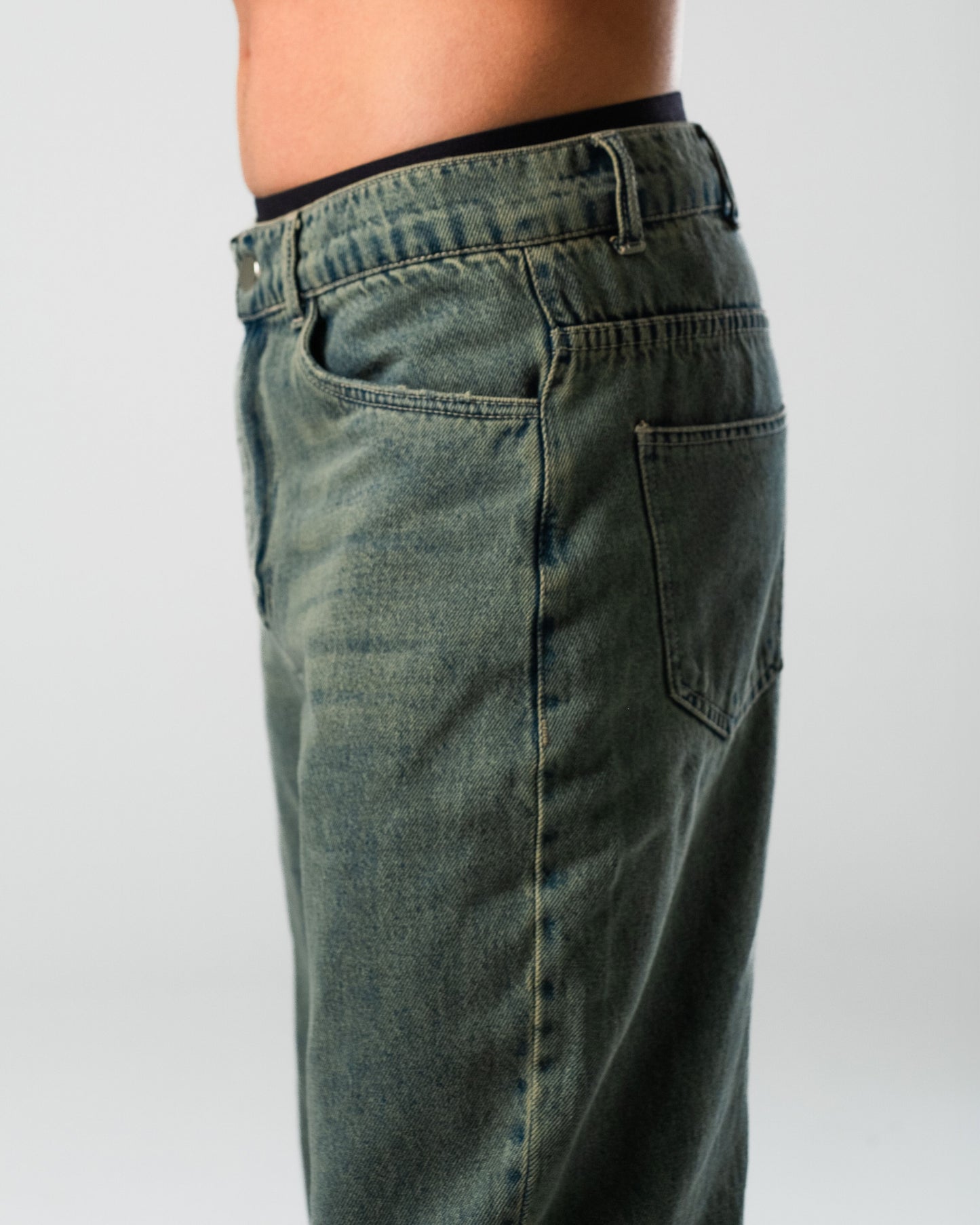 90's Fit Mens Jeans (Green)