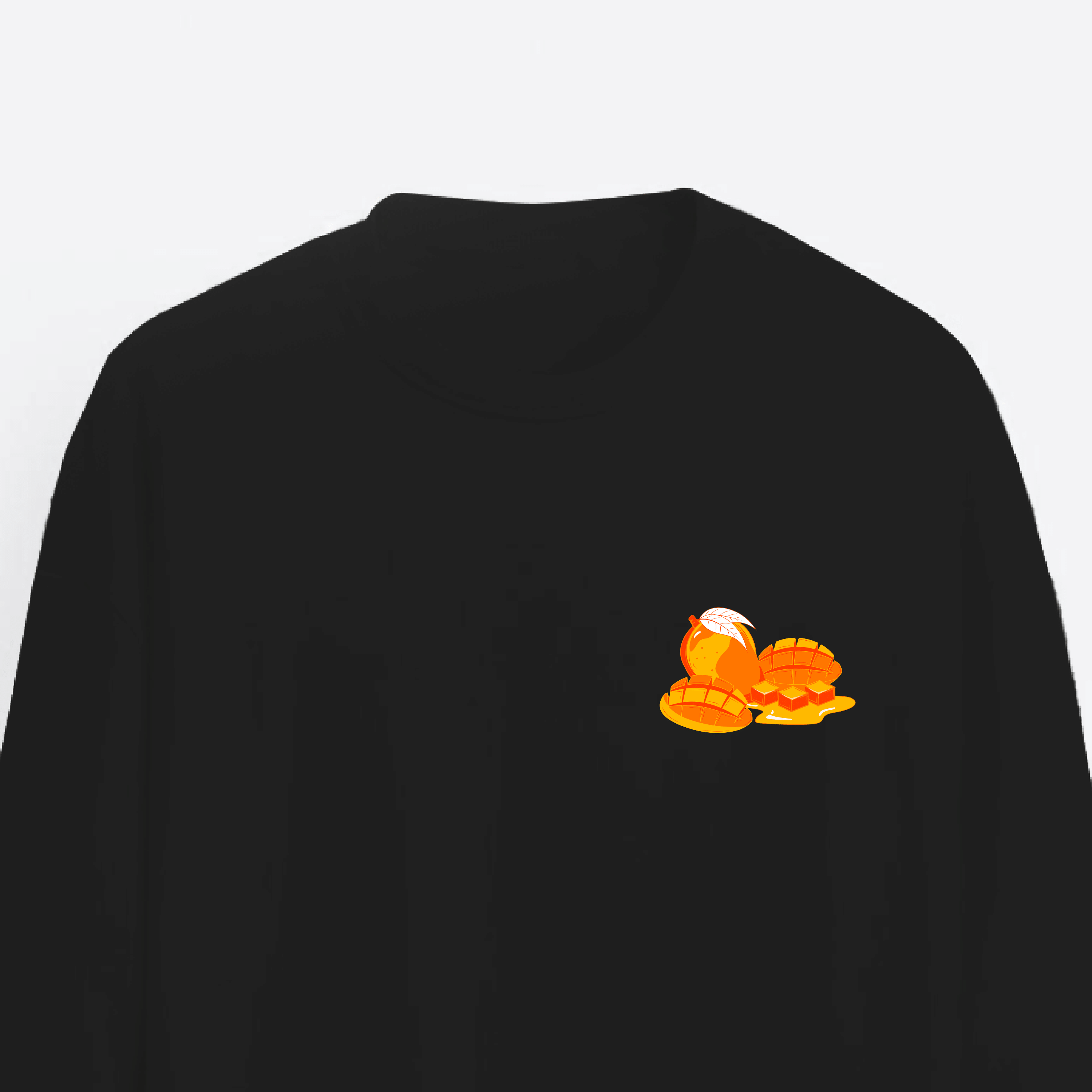 Farmers Market Mango Long Sleeve Tee (Black)