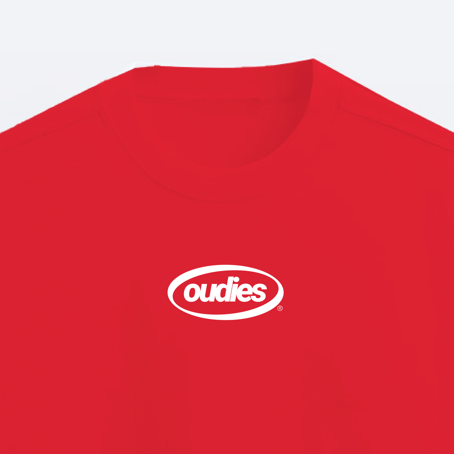 OUDIES MOVING CO TEE RED (BOXY FIT)