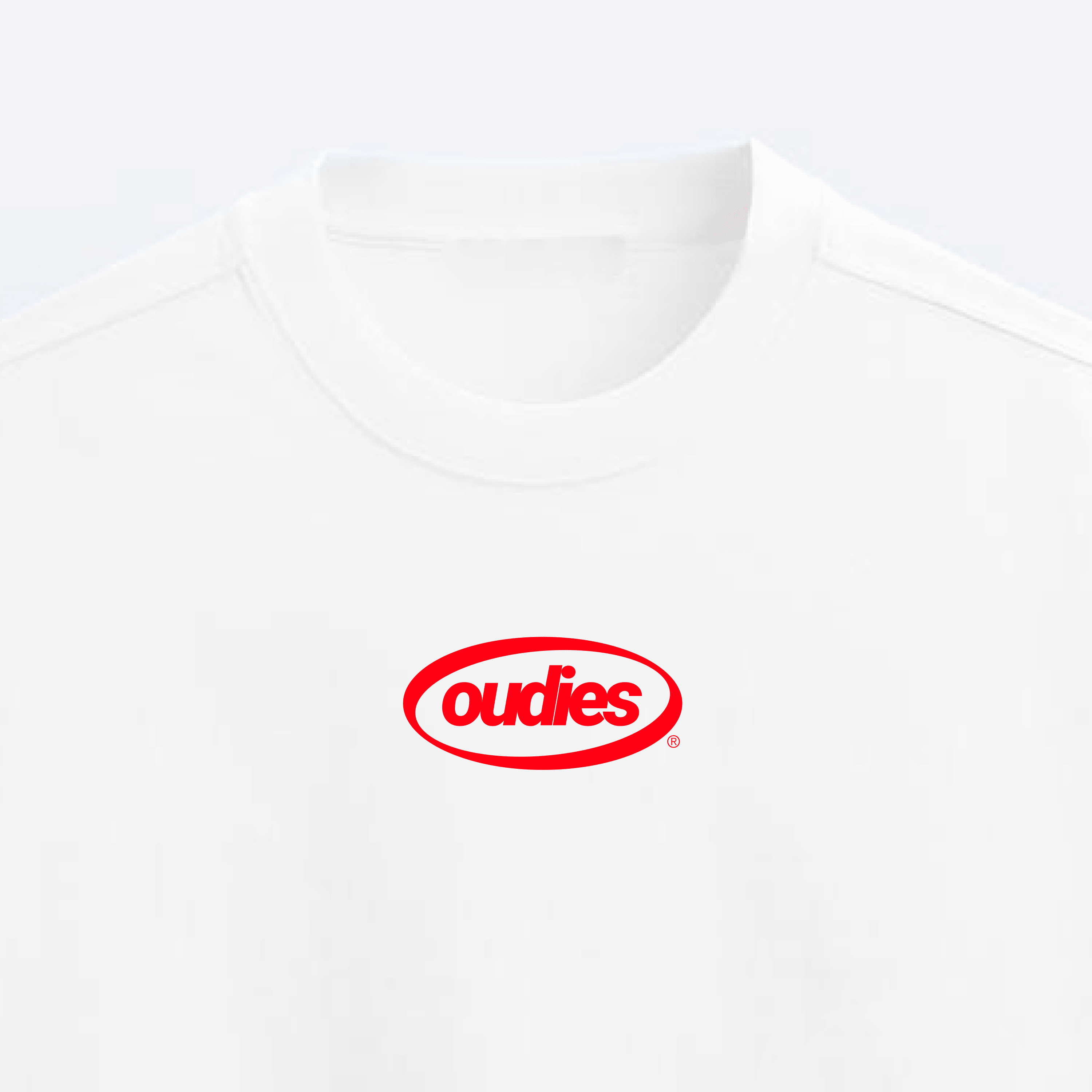 OUDIES MOVING CO TEE WHITE (BOXY FIT)